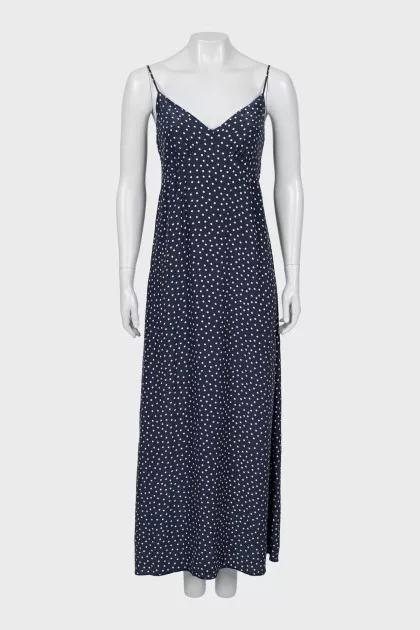 Polka Dot Strap Dress