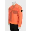 Men's sweatshirt of combined color