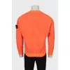 Men's sweatshirt of combined color