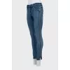 Skinny jeans with side zips