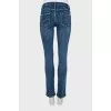 Skinny jeans with side zips