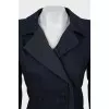 Blue double-breasted jacket