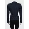 Blue double-breasted jacket