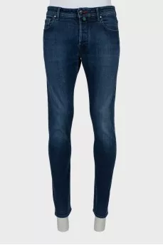 Men's blue slim fit jeans