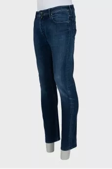 Men's blue slim fit jeans