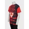 Men's oversized printed T-shirt