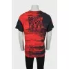 Men's oversized printed T-shirt