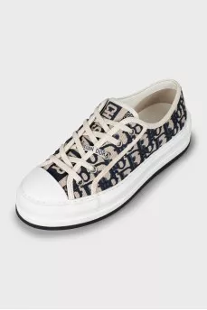 Кеди Walk'n'Dior у фірмовий принт