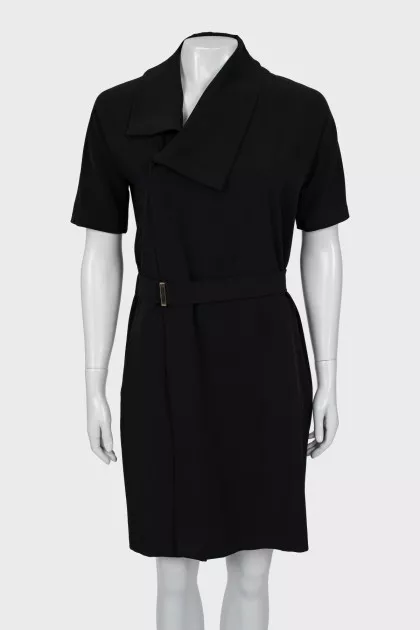 Short sleeve shirt dress
