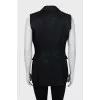 Fitted vest with patch pockets