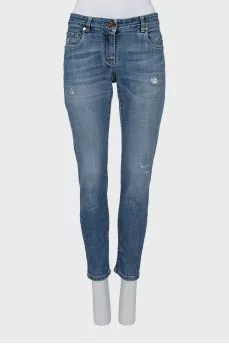 Джинсы на средней посадке slim fit