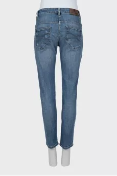 Джинсы на средней посадке slim fit