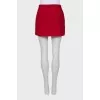 Wool mini skirt with tag