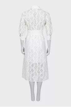 Midi dress with buttons