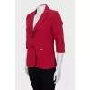 Red jacket with rhinestones on the back