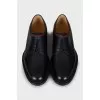 Men's leather shoes with tag