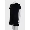Velor mini A-line dress