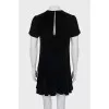 Velor mini A-line dress