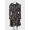 Long sleeve floral dress
