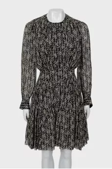 Long sleeve floral dress