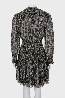 Long sleeve floral dress