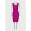 Pink fitted dress