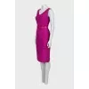 Pink fitted dress