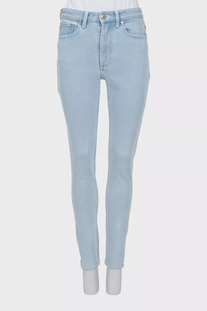 Світло-блакитні джинси skinny fit