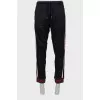 Men's sports pants with tag