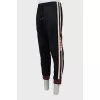 Men's sports pants with tag