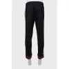 Men's sports pants with tag