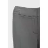 Grey classic trousers