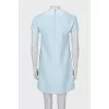 A-line dress with white collar