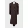 Oversized wool coat
