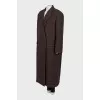 Oversized wool coat