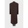 Oversized wool coat