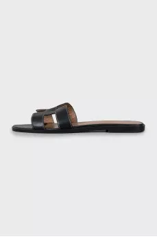 Leather slides Oran 