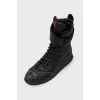 Black high boots