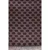 Scarf in signature print with fringe