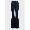 Flared jeans with gold shimmer