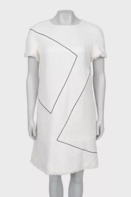 Short Sleeve Woven Dress