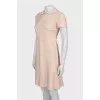 Silk dress with collar