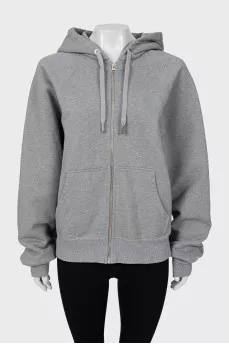 Gray oversized sweatshirt