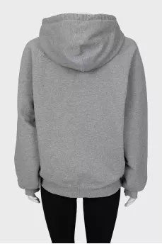 Gray oversized sweatshirt
