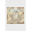 Silk scarf with bright print