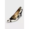 Animal print stilettos