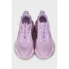 Textile sneakers with tag