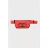 Faux leather belt bag with tag