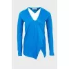 Knitted stretch blouse