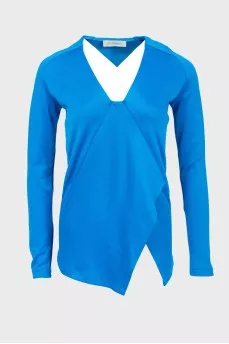 Knitted stretch blouse